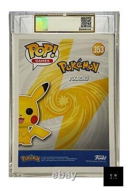 SIGNED VERONICA TAYLOR FUNKO POP Pokemon Pikachu #353 Authenticated Only Graded