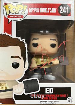 Shaun Of The Dead Ed Funko Pop #241 Signed by Nick Frost Authentic + COA