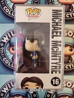 Signed Exc Michael Mcintyre Funko Pop Limited Edition Exclusive 16 In Protector