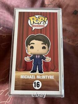 Signed Exc Michael Mcintyre Funko Pop Limited Edition Exclusive In Protector