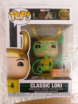 Signed Funko Pop! Classic Loki 902 Richard E. Grant Autographed Box Lunch COA