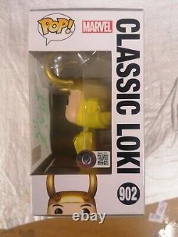 Signed Funko Pop! Classic Loki 902 Richard E. Grant Autographed Box Lunch COA