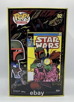 Star Wars Boba Fett Comic Cover Pop #02 Signed By Temura Morrison