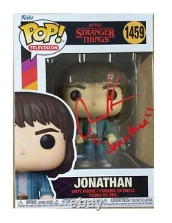Stranger Things Jonathan Funko Pop Signed by Charlie Heaton 100% Authentic + COA