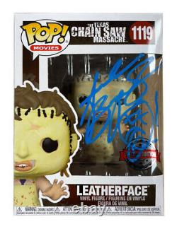 Texas Chainsaw Leatherface #1119 Funko Pop Signed by Andrew Bryniarski 100% COA