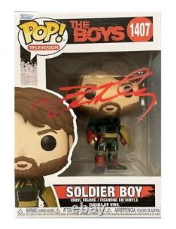The Boys Soldier Boy Funko Pop #1407 Signed by Jensen Ackles Authentic + COA