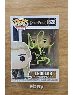 The Lord of the Rings Legolas Funko Pop #628 Signed by Orlando Bloom with COA
