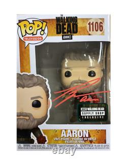 The Walking Dead Aaron Funko Pop #1106 Signed by Ross Marquand Authentic + COA